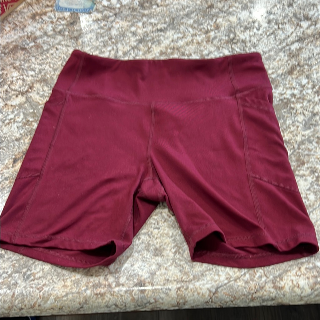 Avia Red Bike Shorts Performance Fit